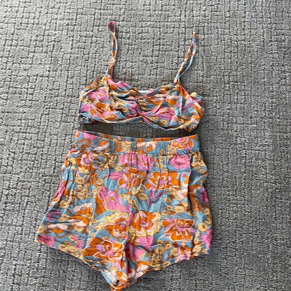 Three piece short set